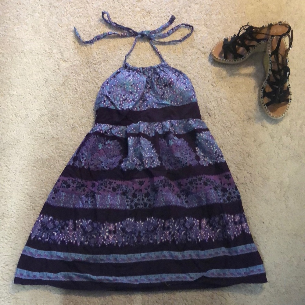 No Boundries purple cotton sundress size S